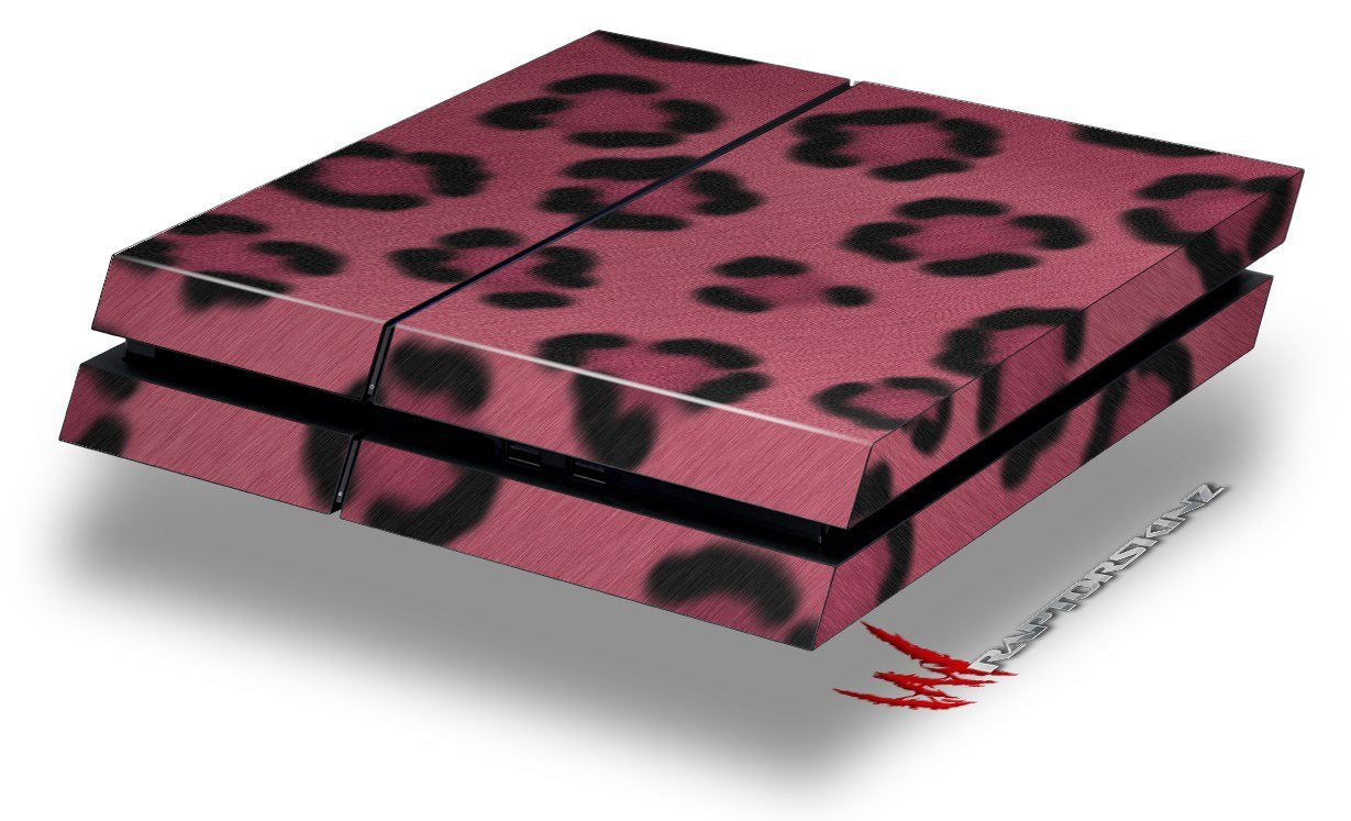 Leopard Skin Pink - Decal Style Skin fits original PS4 Gaming Console