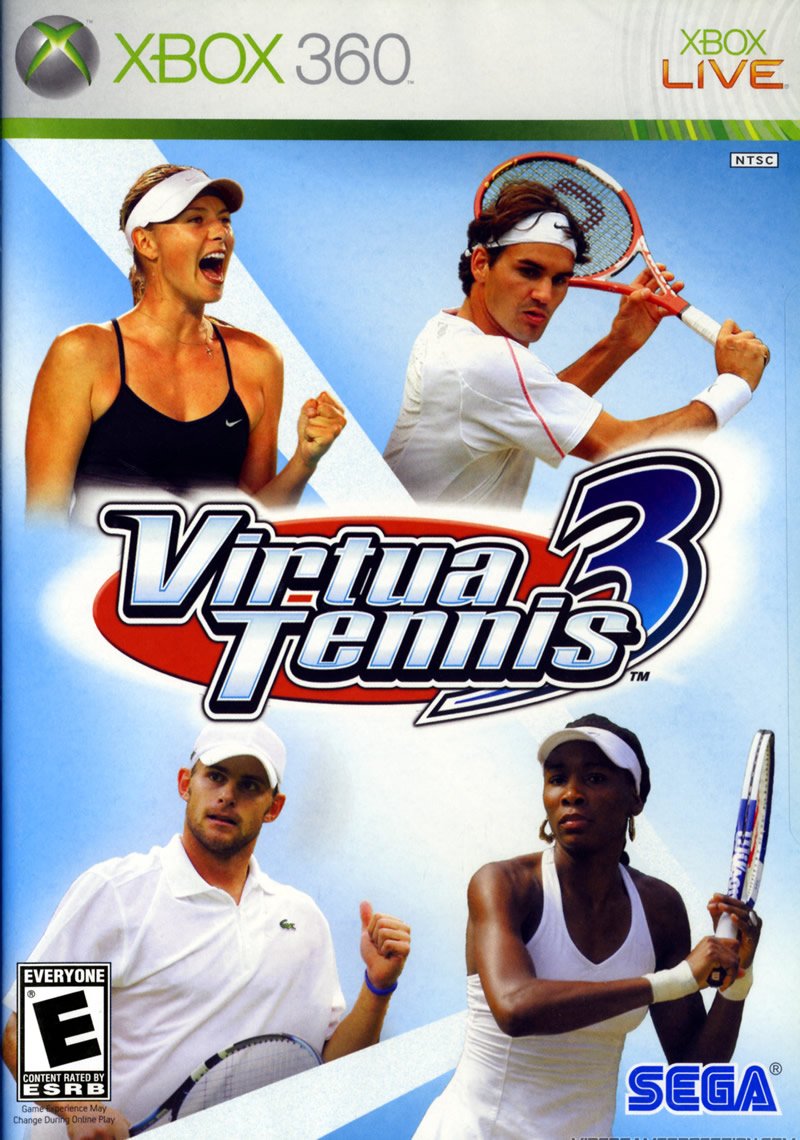 SEGA Virtua Tennis 3 Game for Xbox 360 - Model 68009, Exciting Tennis Action