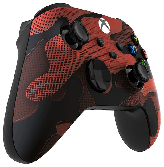 Custom Controllerzz Wireless Controller for Xbox Series X/S & One - Soft Touch - X/S Red Camo