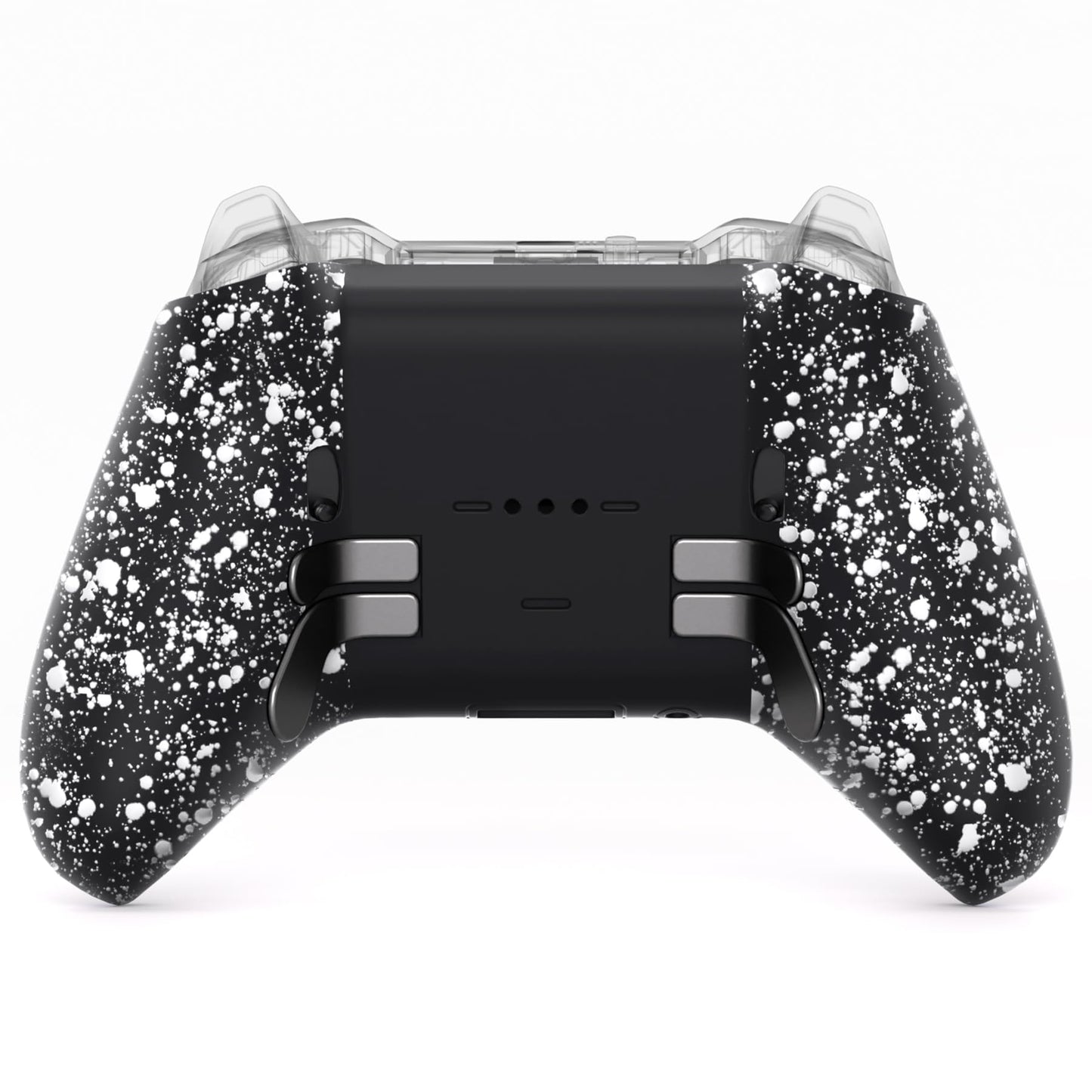 eXtremeRate Replacement Bottom Shell for Xbox Elite Series 2 Controller Custom Textured White Back Housing Shell Case Cover for Xbox Elite Series 2 Core Wireless Controller Model 1797