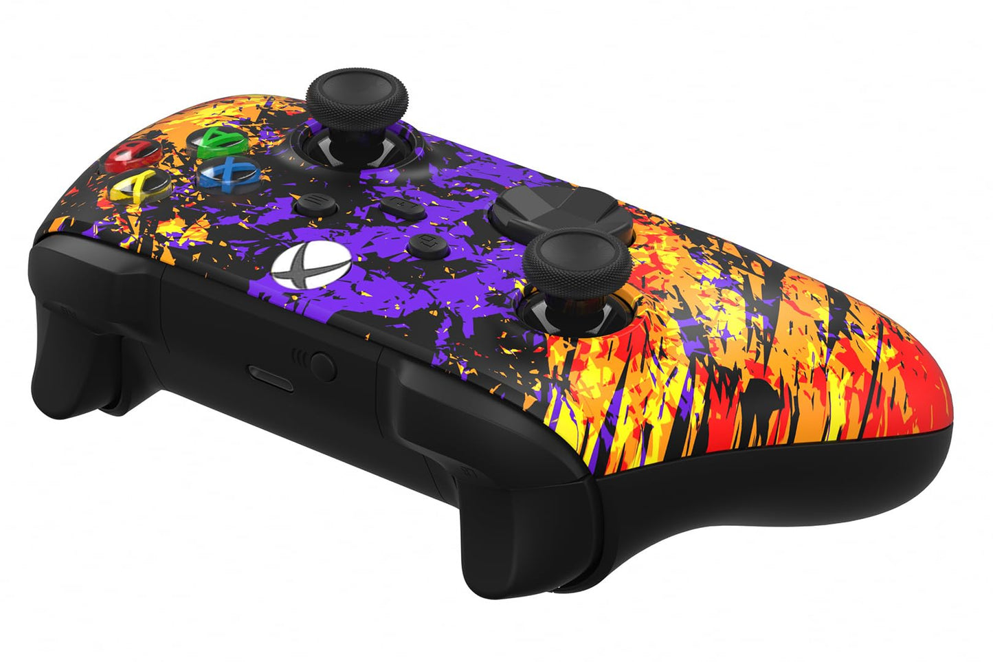 Custom Controllerzz Wireless Controller for Xbox Series X/S & One - Soft Touch Feel, X/S Inferno Galaxy