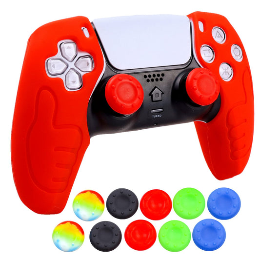 Oiokew Silicone Skin for PS5 Controller - Anti-Slip Shell Cover with 10 Joystick Grips, PS5 Controller #11
