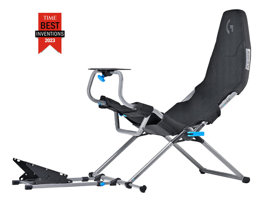 Playseat Challenge X Sim Racing Cockpit - Logitech G Edition, 4.6x2x3.5 ft, Durable Design
