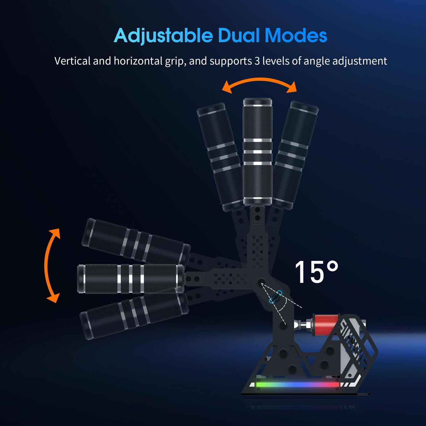 SIMSONN HB Pro Hydraulic Handbrake for Sim Racing - 16 Bit High Precision Sensor, 13 CM Handle, Color: HB PRO
