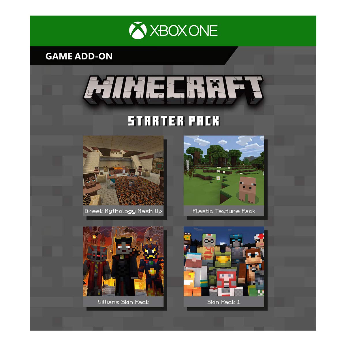 Xbox Minecraft: Starter Collection for Xbox One - Standard Size, Model 44Z-00106