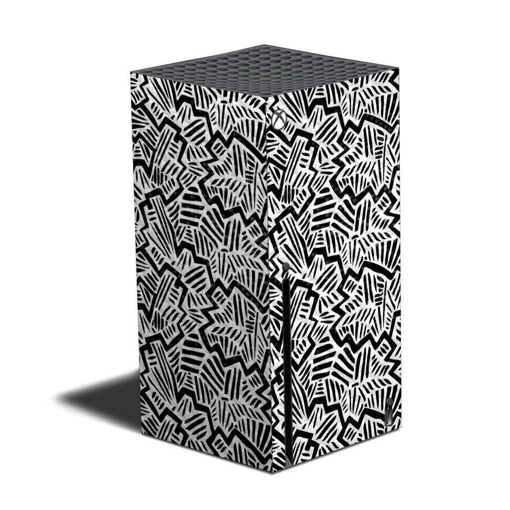 MightySkins Carbon Fiber Skin Compatible with Xbox Series X - Abstract Black | Protective Durable Textured Carbon Fiber Finish | Easy to Apply | Made in The USA