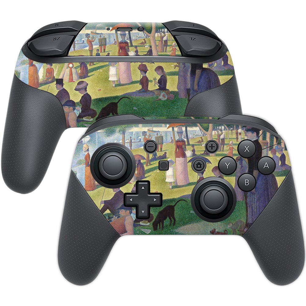 MightySkins Skin Compatible with Nintendo Switch Pro Controller - Sunday Afternoon | Protective, Durable, and Unique Vinyl wrap