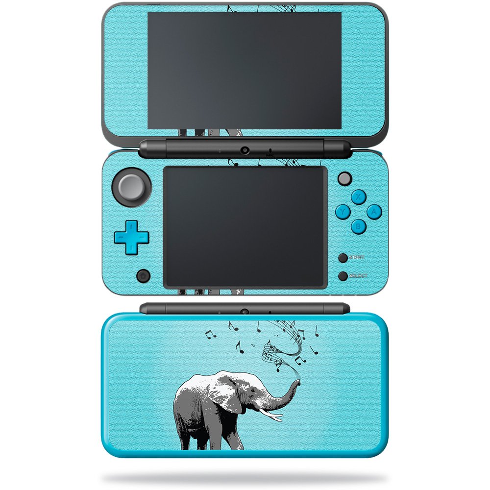MightySkins Skin Compatible with Nintendo New 2DS XL - Musical Elephant | Protective, Durable, and Unique Vinyl Decal wrap Cover