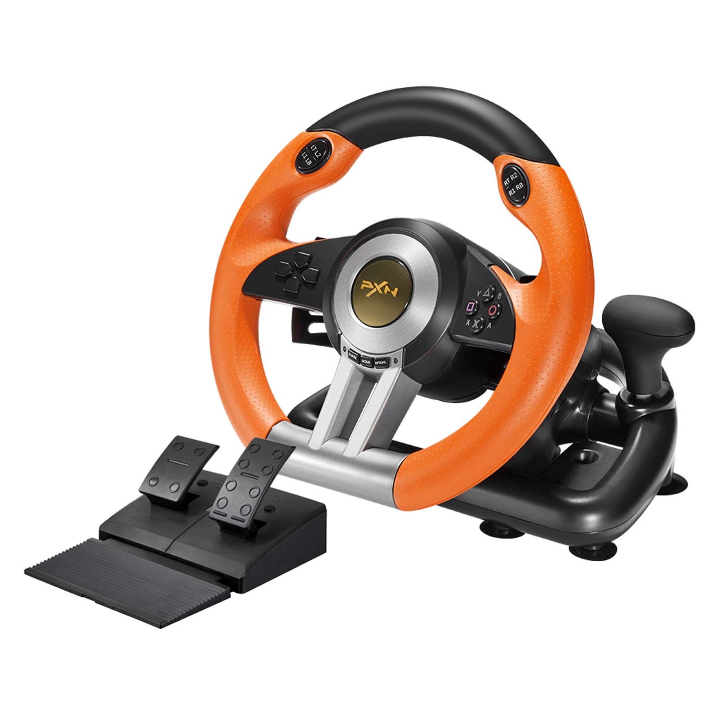 PXN V3II PC Racing Wheel USB Car Race Sim Game PC Steering Wheel with Pedals for Windows PC/PS3/PS4/Nintendo Switch/Xbox One/Xbox Series X/S