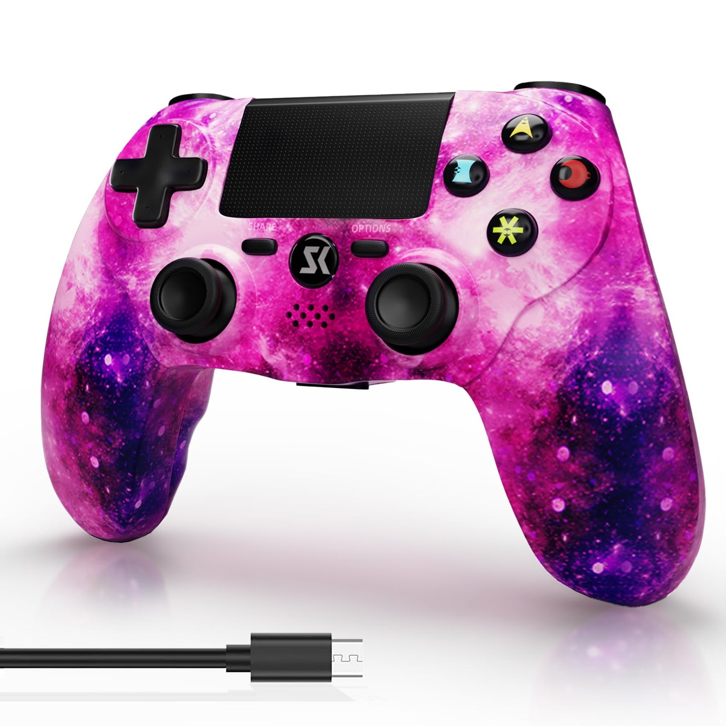 Boowen Wireless Controller for PS4 Compatible with Sony PlayStation 4/Pro/Slim