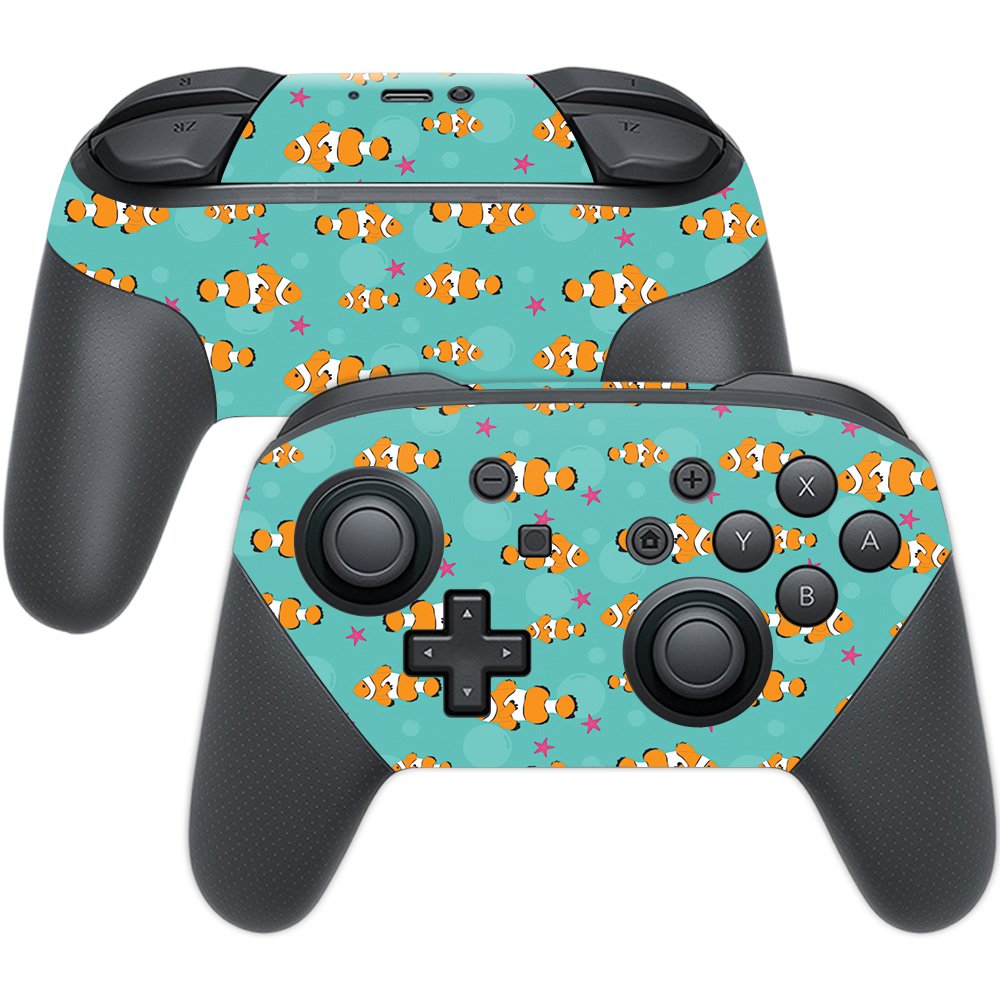 MightySkins Skin Compatible with Nintendo Switch Pro Controller wrap Cover Sticker Skins Clowning Around