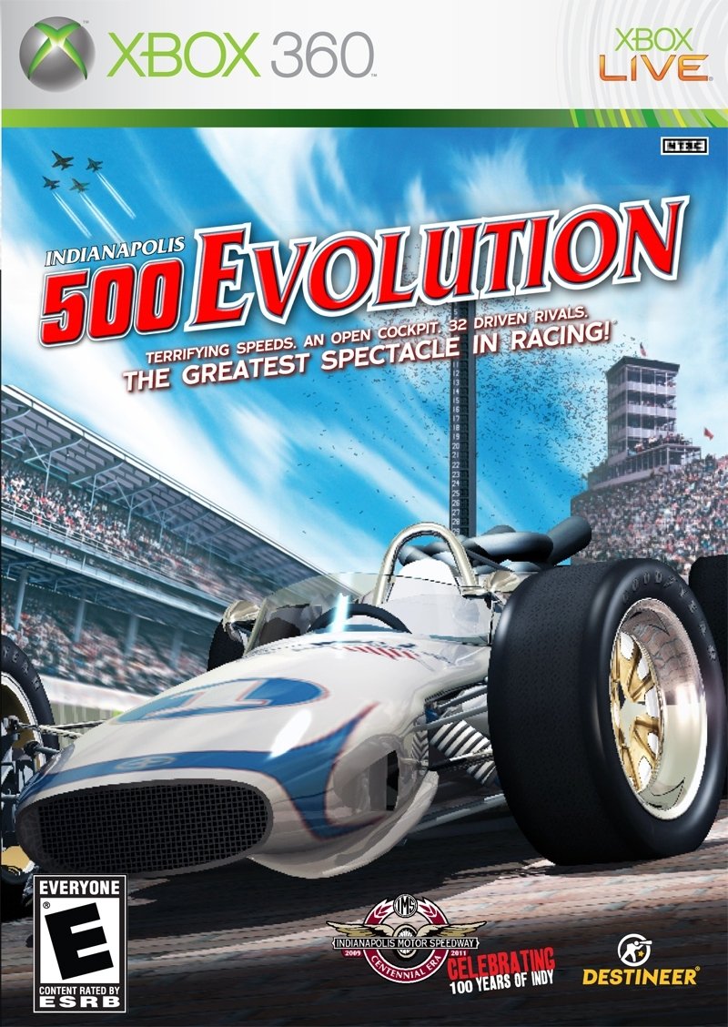Destineer Indianapolis 500 Evolution Game for Xbox 360 - Model 828068211578