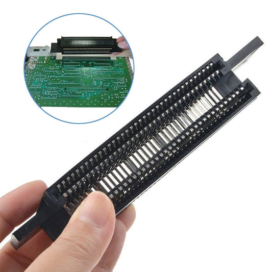 EEEKit 72 Pin Replacement Connector for NES - Yellow/Black, 22.5cm x 10cm x 2.8cm, Includes 3.8mm Screwdriver for Nintendo NES