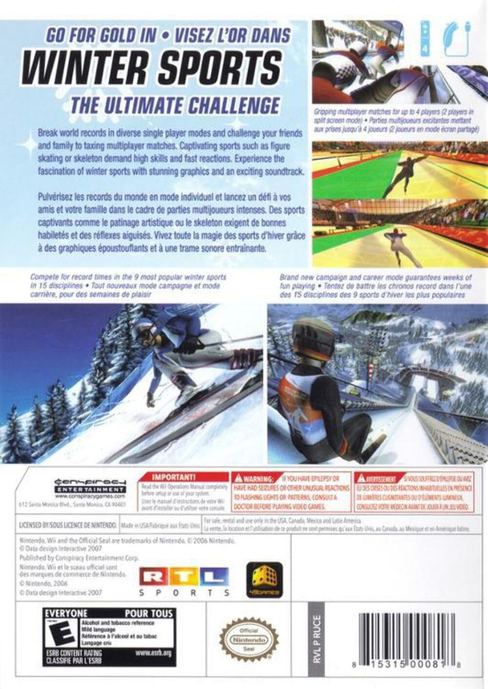 Conspiracy Winter Sports Ultimate Challenge Model 00074 - Perfect for Adventurers