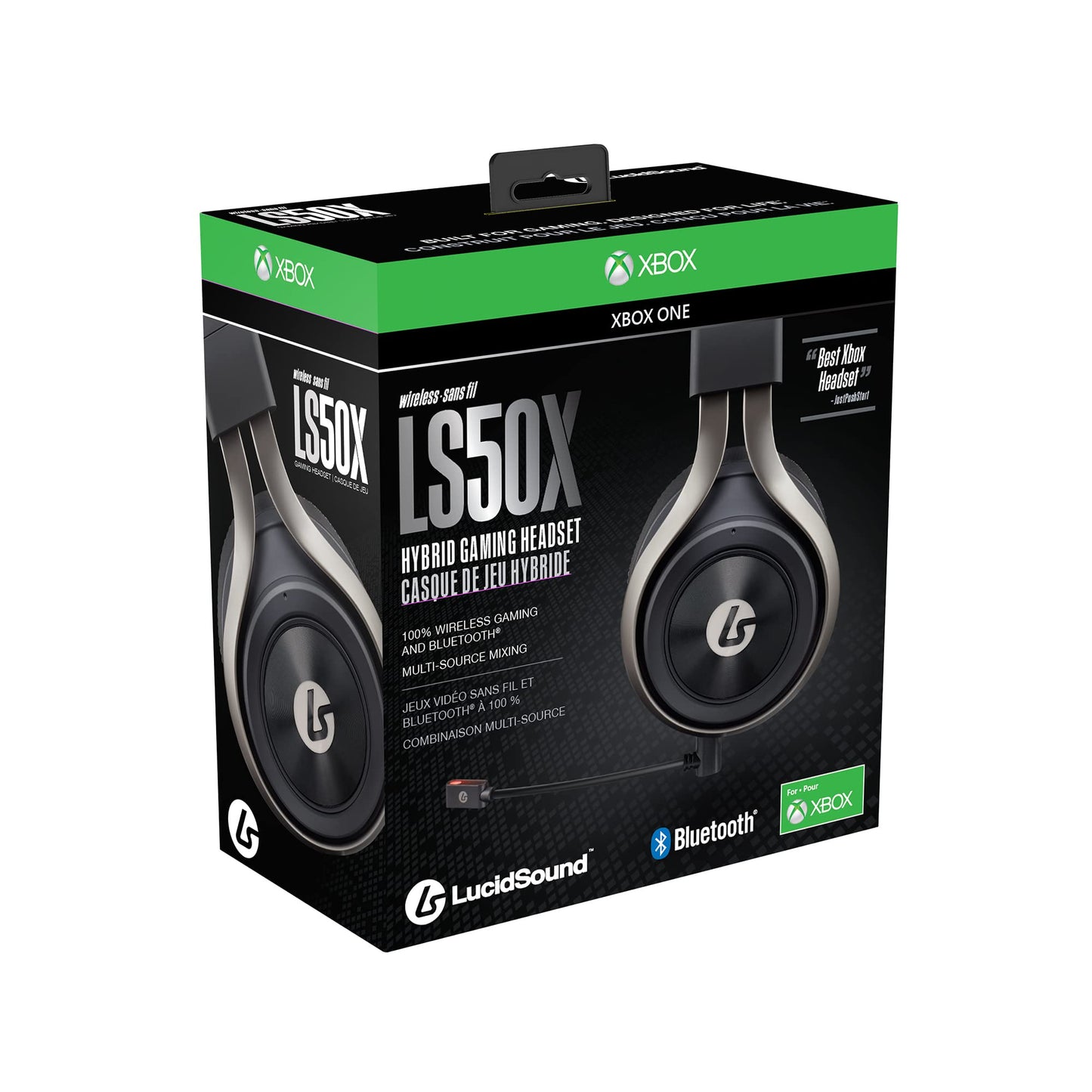 LucidSound LS50X Wireless Gaming Headset for Xbox One/S Series X|S, Black, Memory Foam