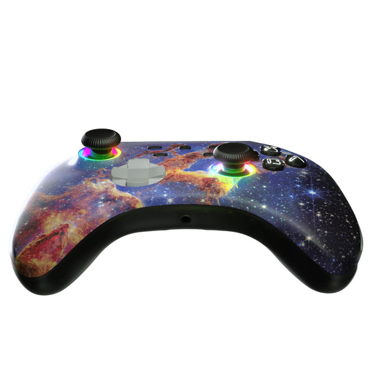 Surge Wireless Pro Controller - Bluetooth Gamepad for Nintendo Switch, PC, Android, Grey Camo, Programmable, Rechargeable, Motion Controls