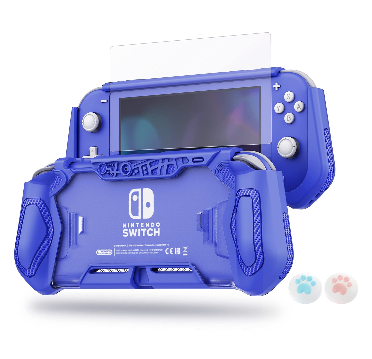 Switch Lite Protective Case for Nintendo, LeyuSmart Daily Gift (Ergonomic /Sturdy /Full Protection) Gift Idea with HD Screen Pro