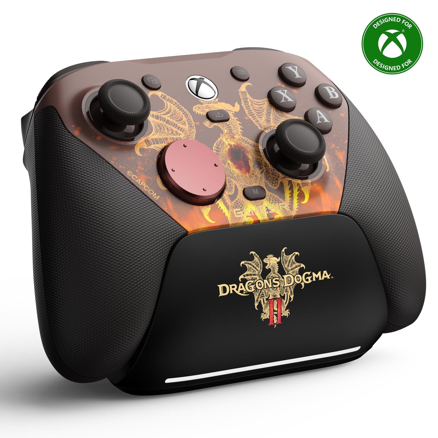 GameSir G7Pro Wired Gaming Controller for Xbox One Xbox Series X/S Wireless PC Controller with TMR Sticks Hall Effect analog triggers 1000HZ Poling Rate with 3.5mm Audio Jack - Dragons Dogma 2 Edition