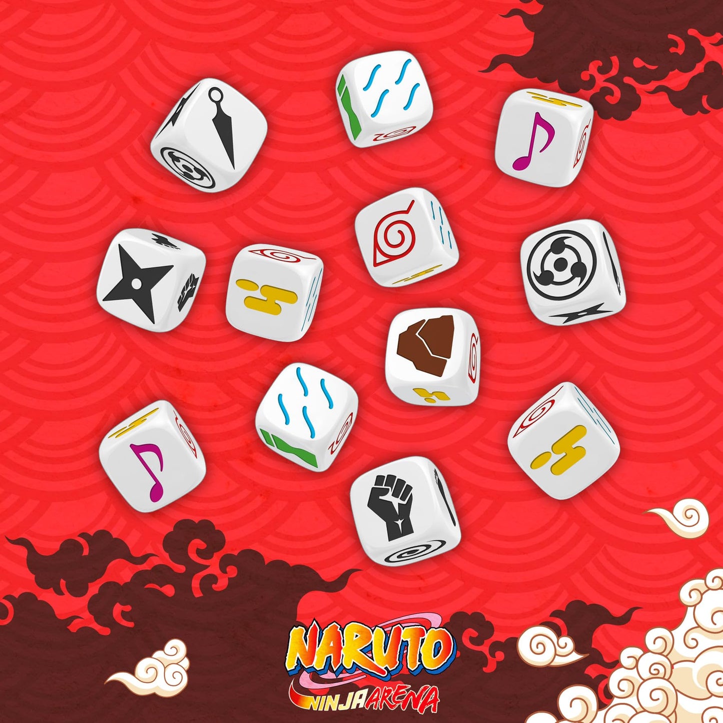 Japanime Games Naruto Ninja Arena Board Game | 1-4 Players | Ages 10+ | 15-30 Min Play Time | Model JPG504 | Plastic Material