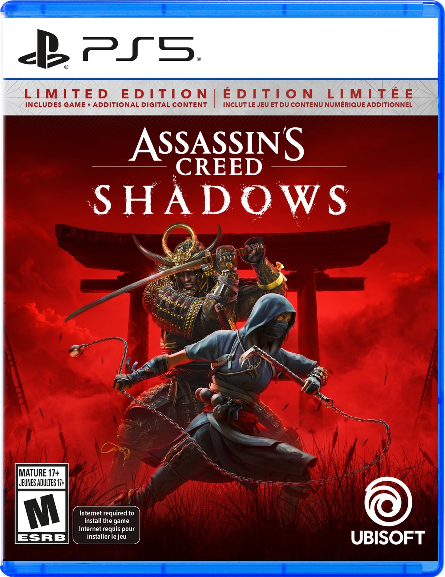 Assassins Creed Shadows - Limited Edition (Amazon Exclusive) PlayStation 5