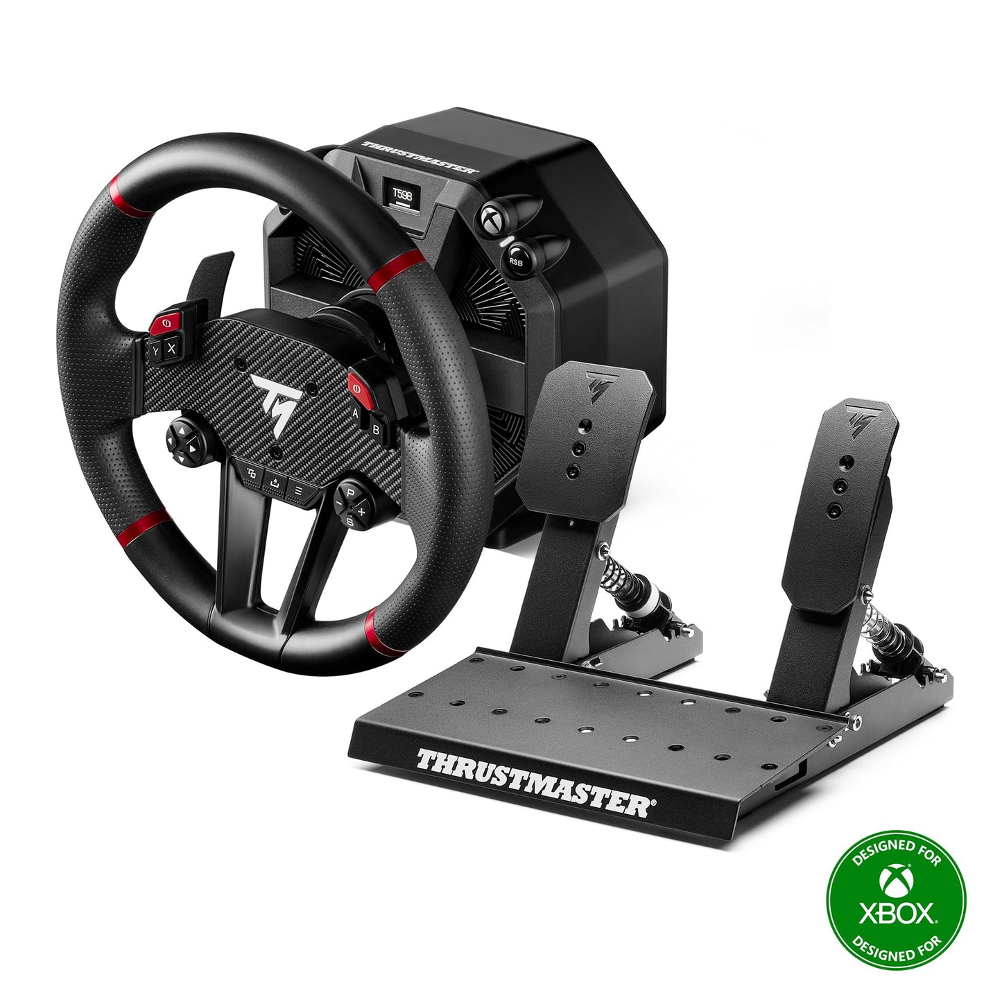 Thrustmaster T598 Racing Wheel for Xbox Series X|S & PC - 5 Nm Direct Drive Steering Wheel with Pedals Set Realistic Sim Driving Experience with Force Feedback