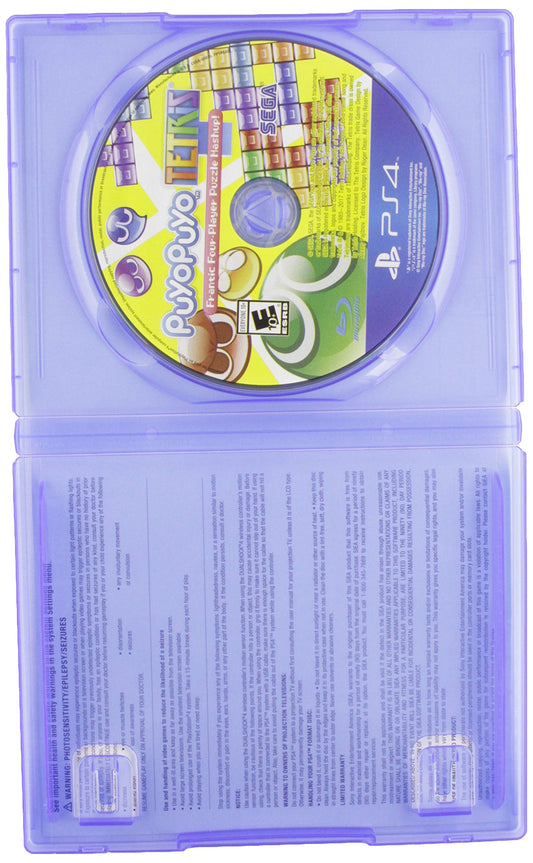 Sega Puyo Puyo Tetris - PS4 Standard Edition Game, Model PT-63210-1