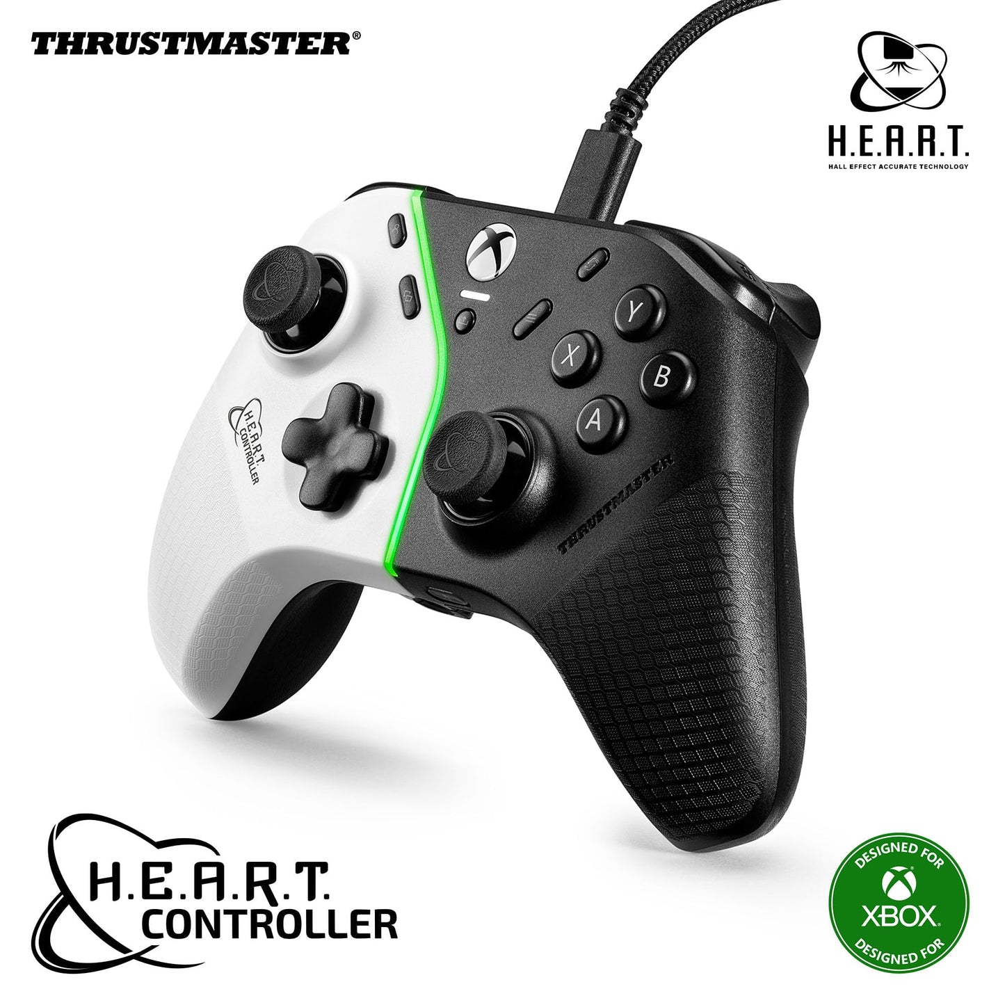 Thrustmaster HEART Controller Hall Effect Gamepad with H.E.A.R.T. Anti-drift Technology (Xbox Series X|S & PC)
