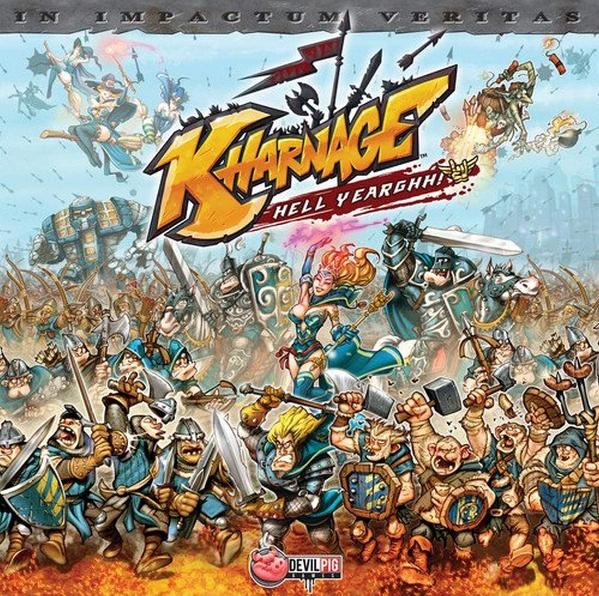 Fantasy Flight Games Kharnage Board Game - Model KHR01, Engaging Strategy and Fantasy Gameplay