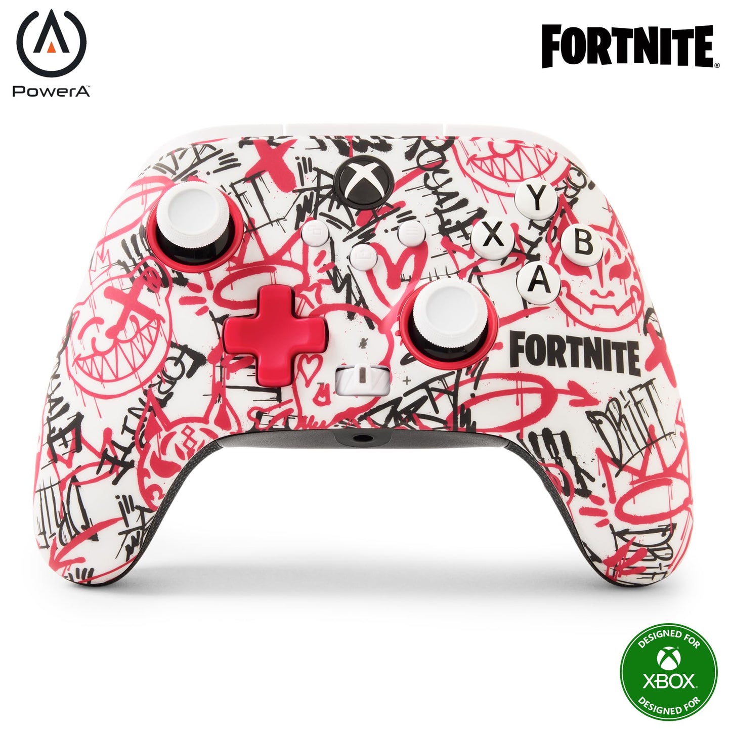 PowerA Wireless Controller for Xbox Series X|S - Fortnite SE bonus virtual item included hall effect thumbsticks low latency wireless Officially Licensed - for Xbox Series X|S and works on Xbox One and Windows 10/11 Bonus Virtual Item Included