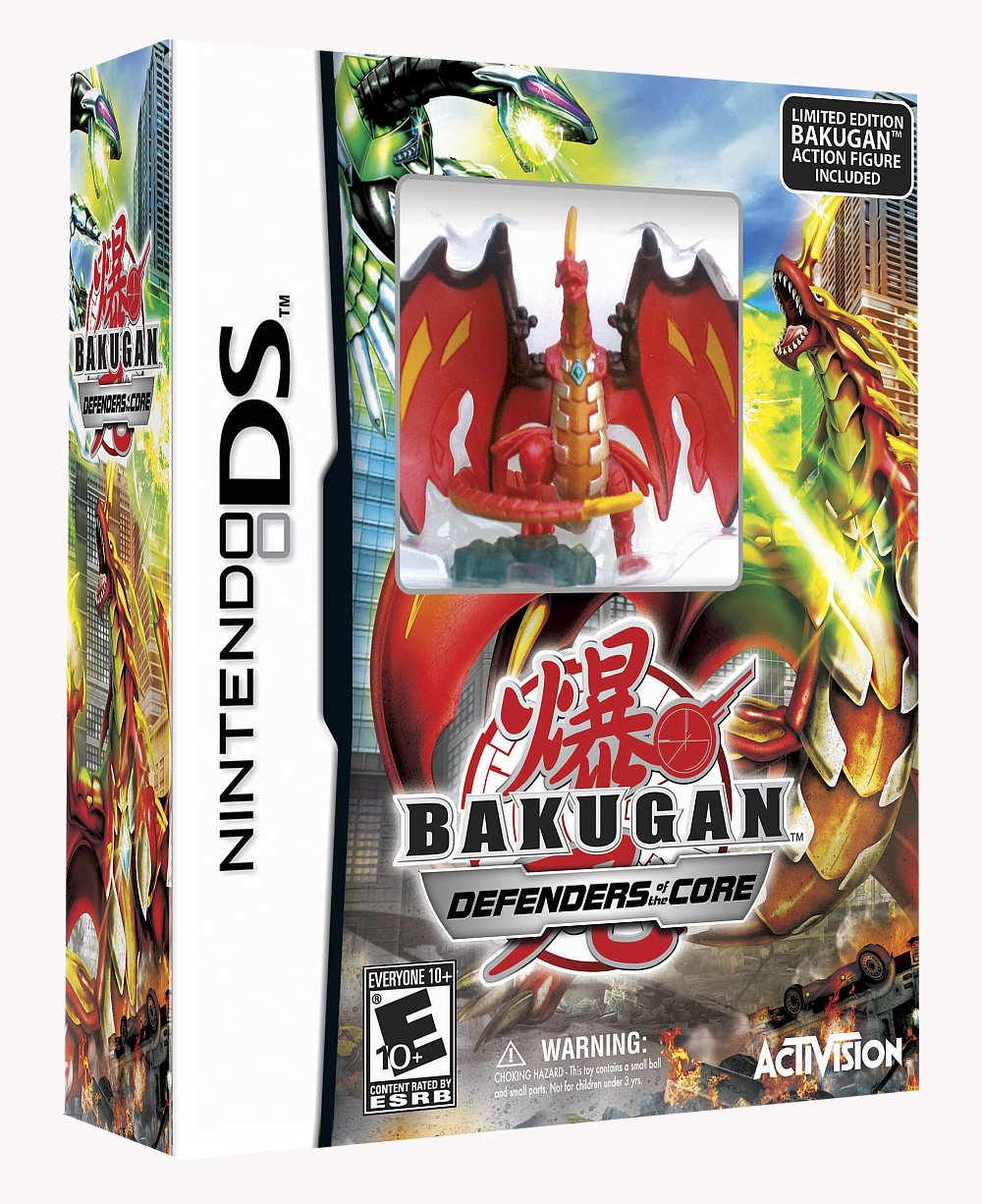 Bakugan adventure theme Brawlers: Defenders of the Core with special edition Bakugan Action Figure(May Vary) - Nintendo DS
