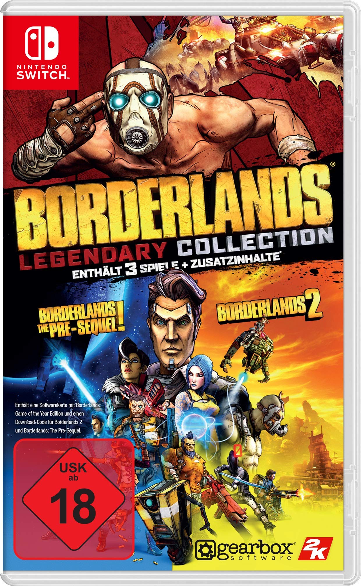 Borderlands Legendary Collection (Code-in-a-box) Nintendo Switch