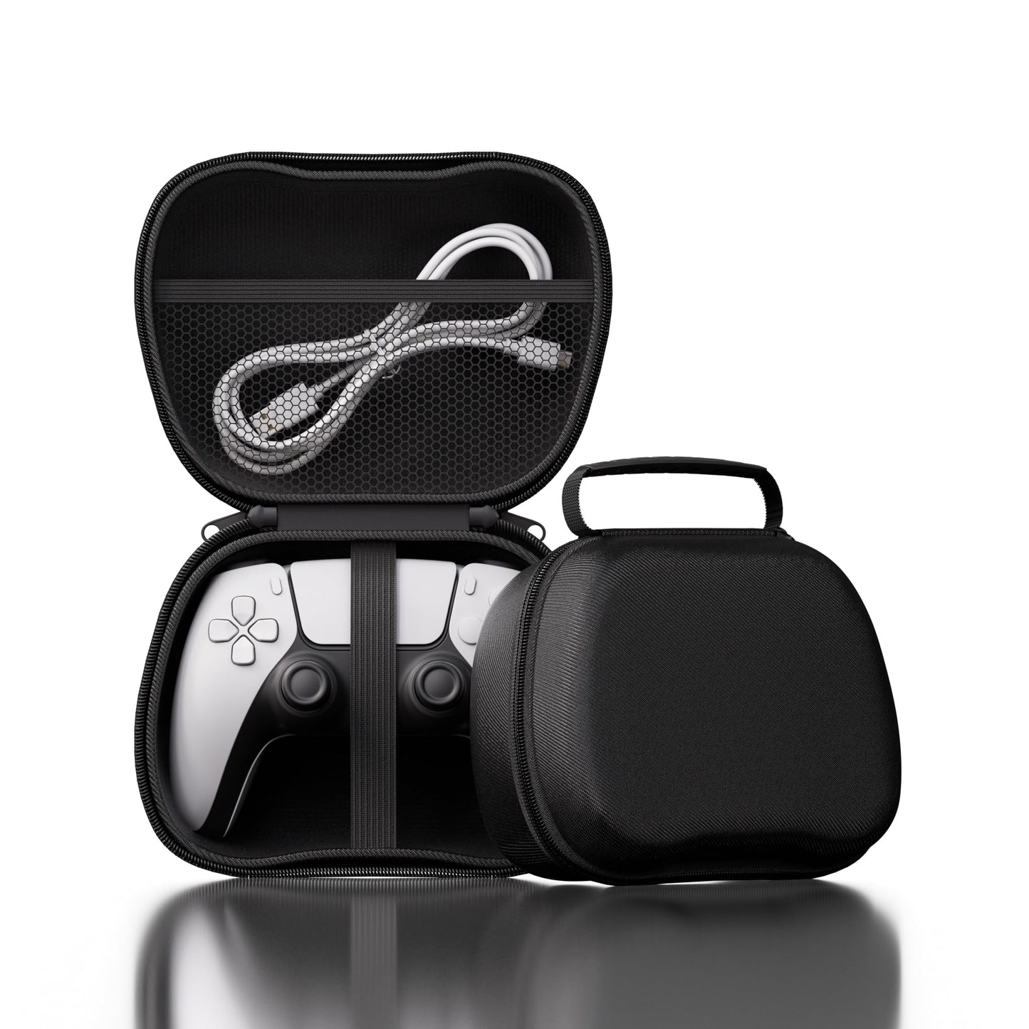 NQQNQQ ?1PACK Universal Game Controller Protective Case - Travel Storage Compatible with Xbox One Xbox Series X/S PS4 PS5 and Nintendo Switch Controllers - sturdy Carrying Case AA-B (Black)