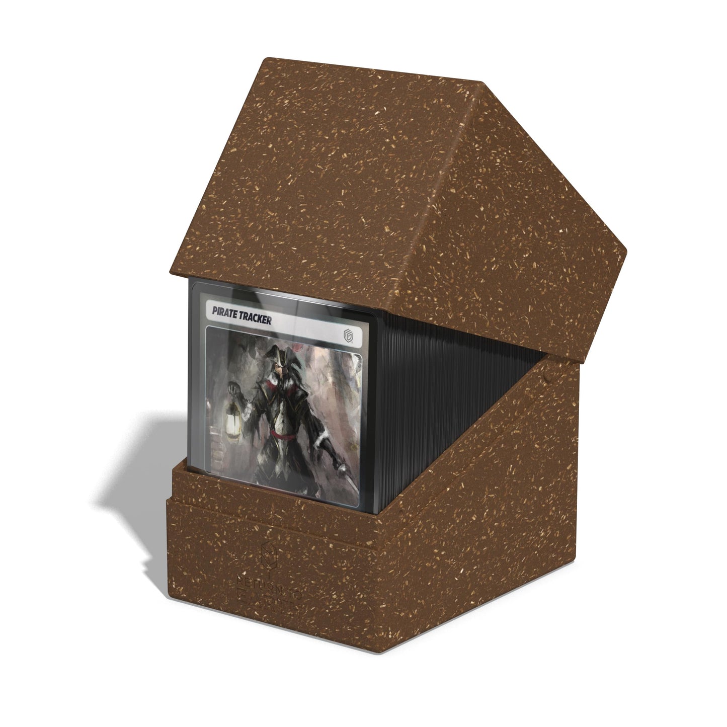 Ultimate Guard RTE Boulder 133+ Deck Case for TCG Cards, Brown, Durable Storage, Model UGD-011355-010-00, 87% Renewable, Made in Germany