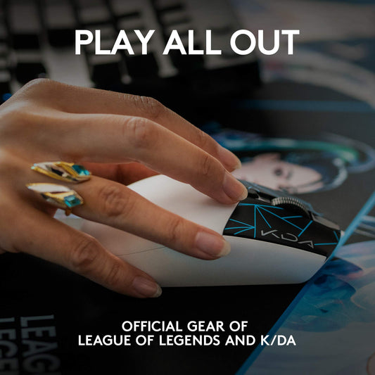 Logitech G305 K/DA Wireless Gaming Mouse - 12000 DPI, 6 Buttons, 250h Battery Life, Mint