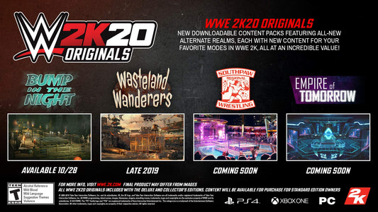 WWE 2K20 for Xbox One - Action Wrestling Game, Model 59538, Engaging Gameplay and Stunning Graphics