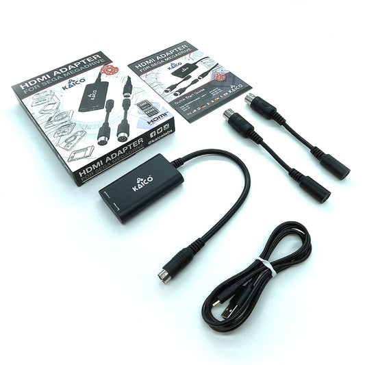Kaico SEGA Genesis 1080p HDMI Adapter - Supports S Video, PAL & NTSC Consoles, Aspect Ratio Switch for 16:9 or 4:3