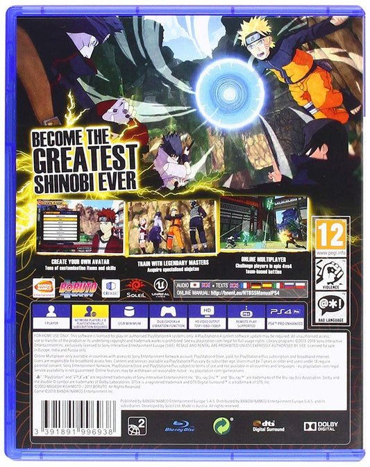 Bandai Namco Naruto to Boruto Shinobi Striker - PS4 Game, Multicolor, Model 222019