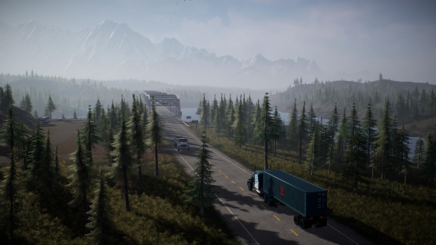 Green Man Gaming Alaskan Road Truckers: Highway Edition for PlayStation 5 - Engaging Truck Simulation Game