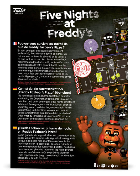Funko Five Nights at Freddy's Survive 'Til 6AM Game - Multicolor - One Size - Model 71811 - French, German, Spanish Languages