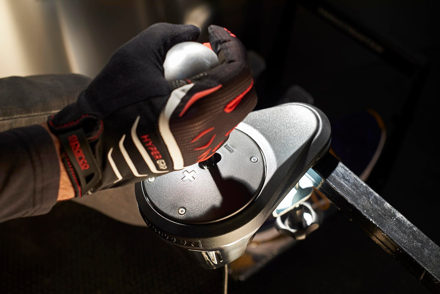 THRUSTMASTER TH8A Shifter - Black, Compatible with PS5, PS4, Xbox Series X/S, PC, Model 4060059, Durable Plastic Construction