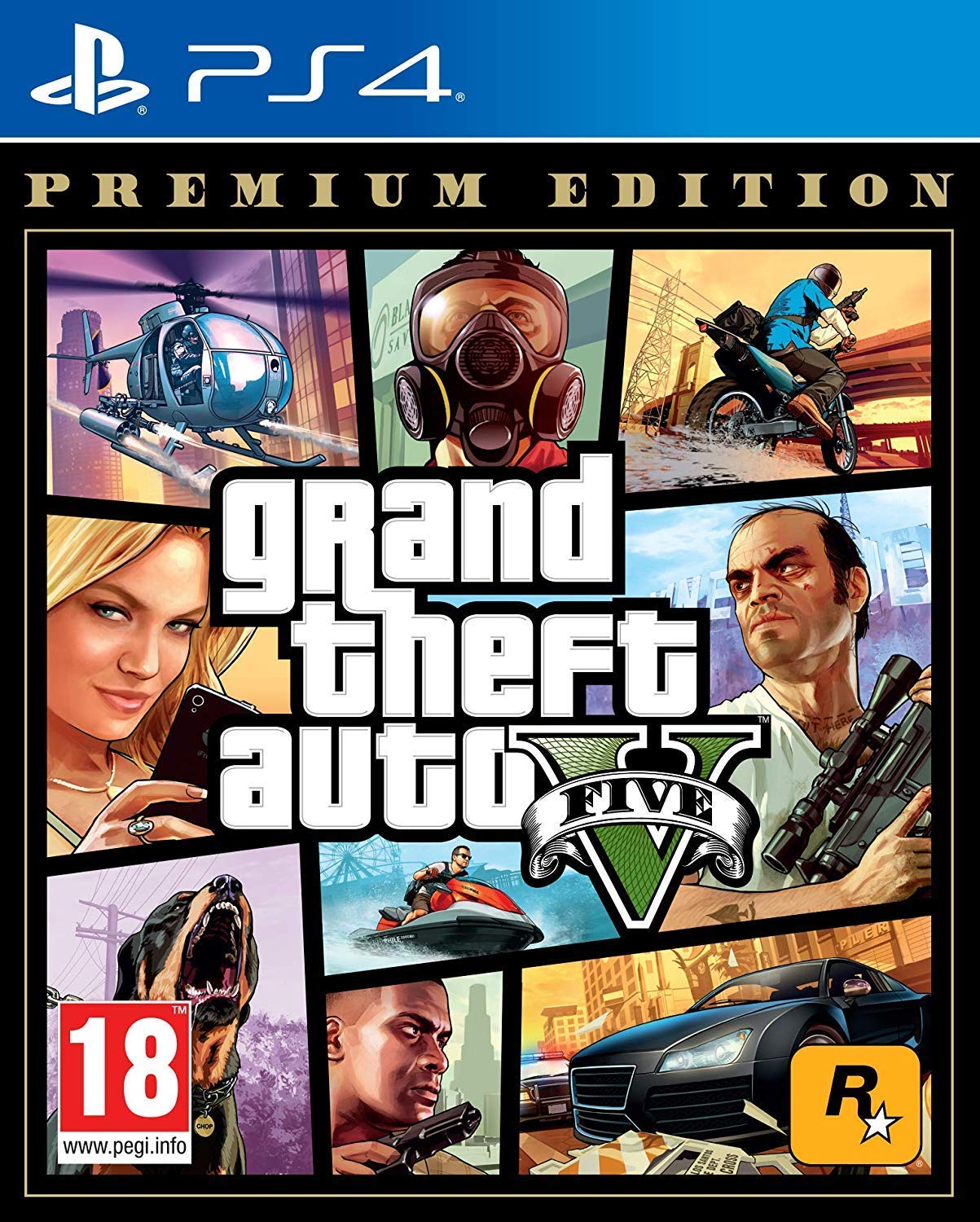 Grand Theft Auto V - fine Online Edition (PS4)