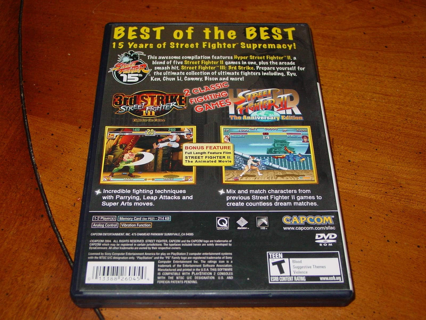 Capcom Street Fighter Anniversary Collection - Multicolor Edition, Model 013388260454