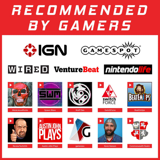 Satisfye ZenGrip Ronin White Dockable Switch Grip - Ergonomic & Comfortable Joy-Con Controller Accessory