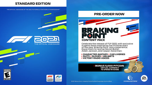 Electronic Arts F1 2021 Racing Game for PlayStation 4 - Model 74687