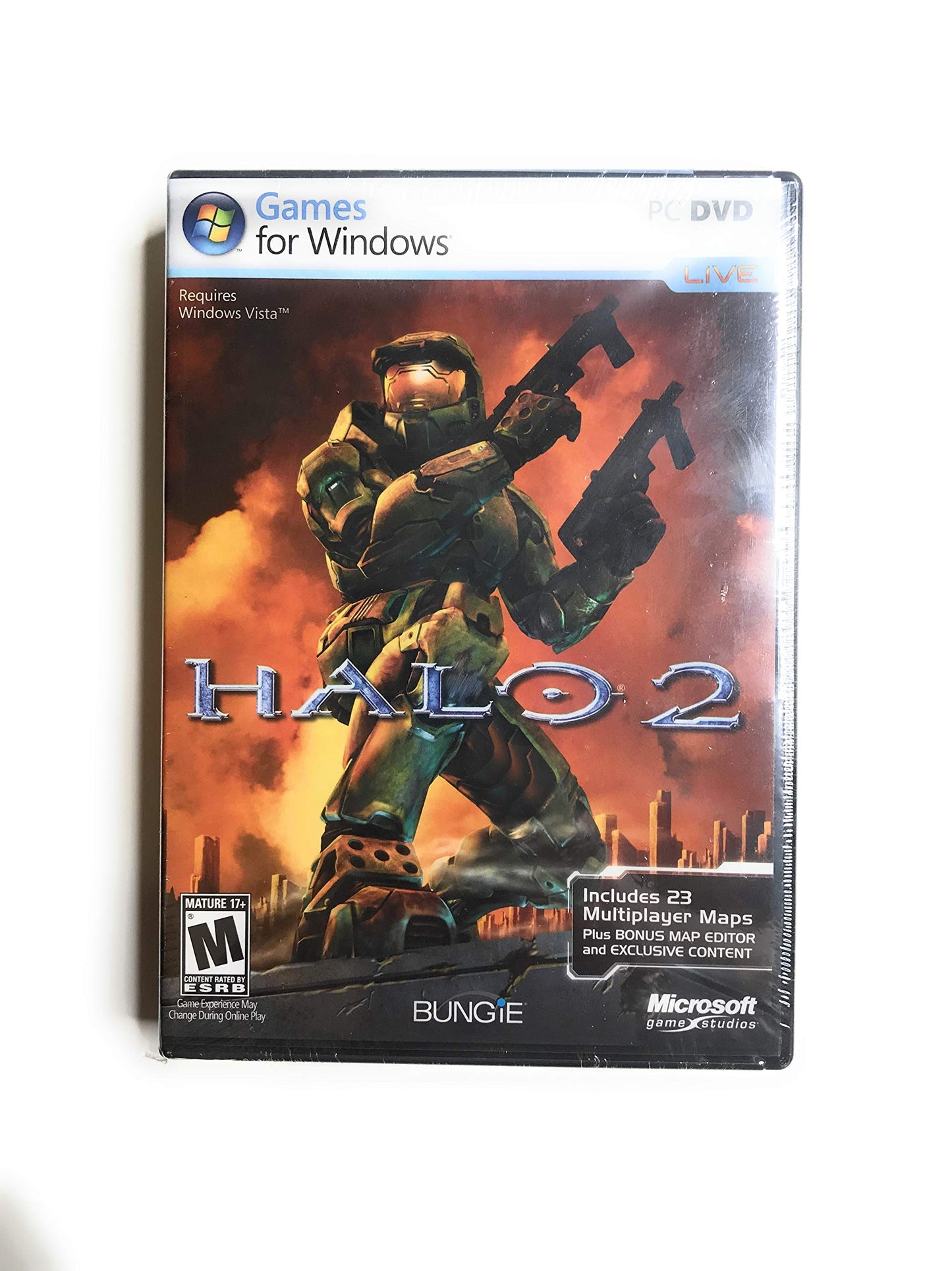 Microsoft Halo 2 - PC Game, Model U28-00002, Action Adventure, Classic Gaming