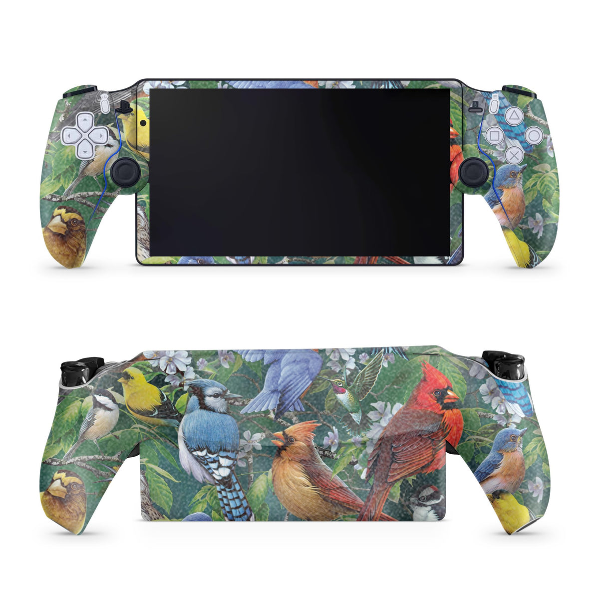 Glossy Glitter Gaming Skin Compatible with PS5 Portal Remote Player - Backyard Gathering - fine 3M Vinyl Protective Wrap Decal Cover - Easy to Apply | Crafted in The USA by MightySkins