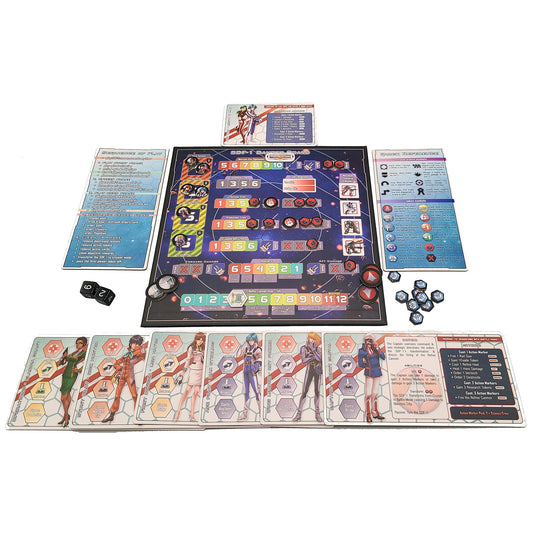 Japanime Games Robotech: Attack On The SDF-1 Game - Model JPG562 - Blue Edition