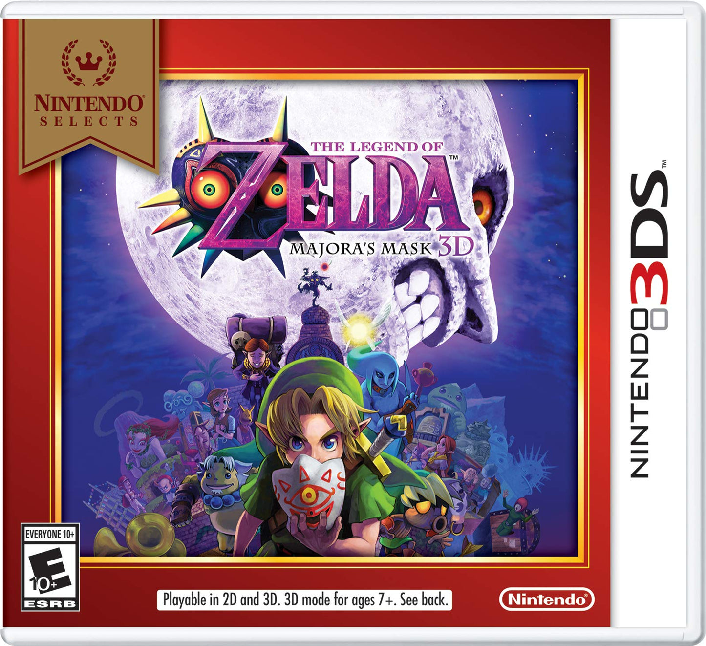 Nintendo Selects: The Legend of Zelda: Majoras protective cover 3D - Nintendo 3DS
