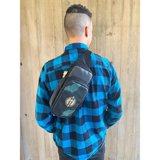 HORI Adventure Pack for Nintendo Switch - Polyester, Black, Model NSW-436U, The Legend of Zelda: Tears of the Kingdom Edition