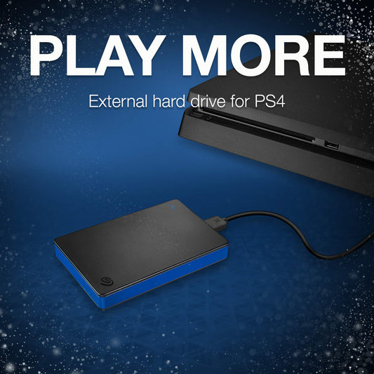 Seagate Game Drive 2TB External Hard Drive – Portable HDD for PS4, Multicolor, Model STGD2000400